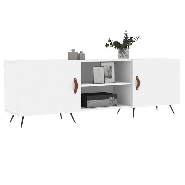 vidaXL Mobile Porta TV Bianco 150x30x50 cm in Legno Multistrato