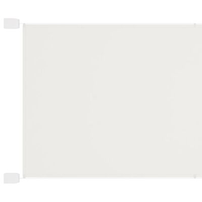 vidaXL Paravento Verticale Bianco 60x360 cm Tessuto Oxford
