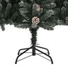 vidaXL Albero di Natale Artificiale con Base Verde 150 cm PVC