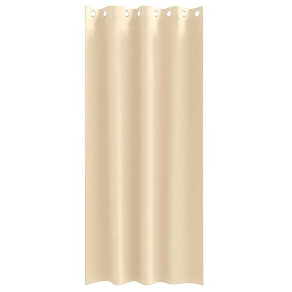 vidaXL Tende Blackout con Anelli 2 pcs Crema 260 x 140 cm Poliestere