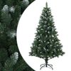 vidaXL Albero di Natale artificiale 120 cm PVC e Metallo Verde