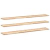 vidaXL Mensole da Parete 3 pz 120x20x2 cm Legno Acacia Non Trattato