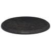 vidaXL Piano per Tavolo Nero &Oslash;40x2,5 cm in Marmo