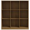 vidaXL Libreria/Divisorio Marrone 104x33,5x110 cm in Massello di Pino