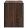 vidaXL Mobile TV Rovere Marrone 80x31x39,5cm Legno Multistrato Metallo