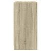 vidaXL Mobile con Ante in Vetro Rovere Sonoma 68x37x75,5 cm