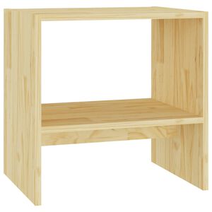 vidaXL Comodino 40x30,5x40 cm in Legno Massello di Pino