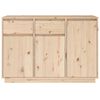 vidaXL Credenza 110x34x75 cm in Legno Massello di Pino
