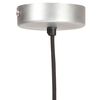 vidaXL Lampada a Sospensione 25 W Argento Rotonda 28,5 cm E27