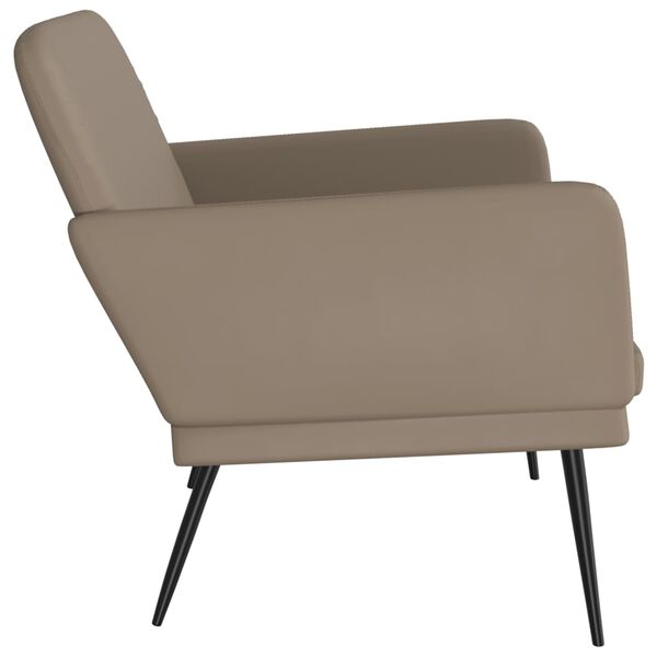 vidaXL Panca Cappuccino 107x80x81 cm in Similpelle