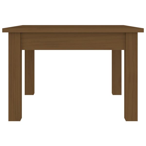 vidaXL Tavolino da Salotto ambra 45x45x30 cm Legno Massello di Pino
