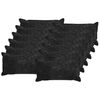 vidaXL Federa 12 pz HOUTEN Antracite 40 x 80 cm Tessuto Chenille