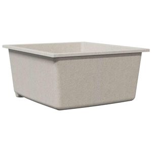 vidaXL Lavello da cucina Beige 38 x 44 x 20 cm Granito