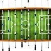 vidaXL Tavolo Calcio Balilla Acciaio 140x74,5x87,5cm Marroncino e Nero