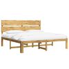 vidaXL Letto matrimoniale con testiera ROSTOCK Bianco 180 x 200 cm