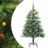 vidaXL Albero di Natale artificiale Verde 150 cm PVC e Metallo