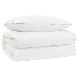 vidaXL Set di piumoni in piume d&rsquo;oca al 90% FULDA 2 pz 135 x 200 cm