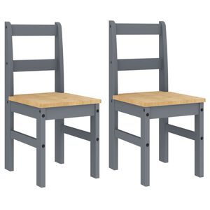 vidaXL Sedie da Pranzo 2 pz PANAMA 105x30x45 cm Legno Massello Pino