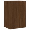 vidaXL Mobili TV Muro 2 pz Rovere Marrone 40,5x30x60 Legno Multistrato