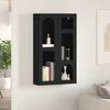 vidaXL Armadio pensile Nero 59 x 20 x 100 cm Legno multistrato
