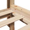 vidaXL Letto Libreria senza Materasso 120x200cm Legno Massello di Pino