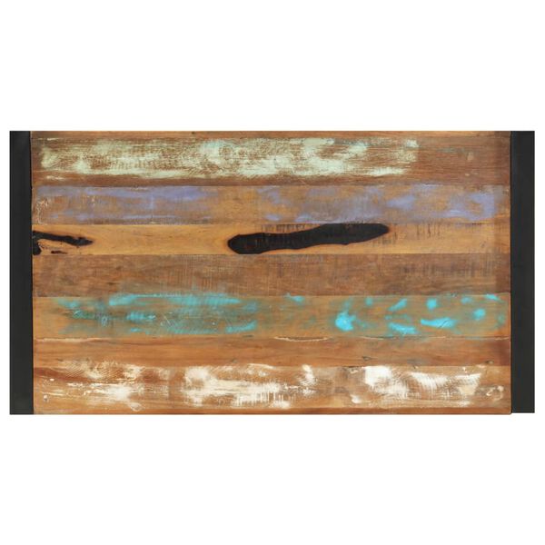 vidaXL Tavolo da Bar 110x60x110 cm in Legno Massello di Recupero