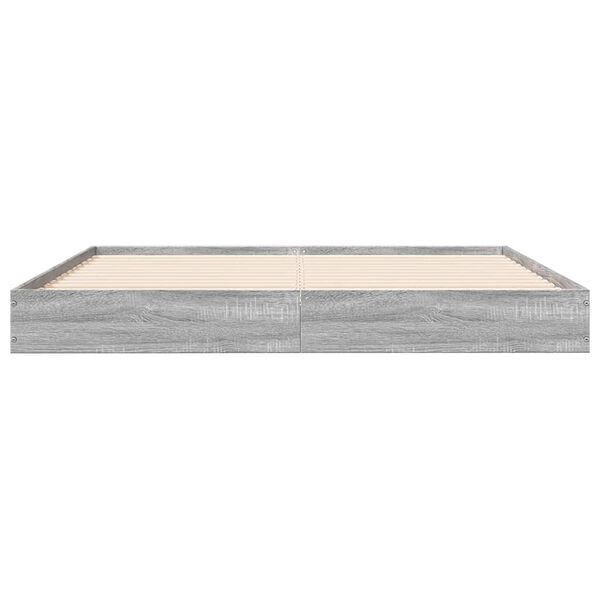 vidaXL Giroletto Grigio Sonoma 150x200 cm in Legno Multistrato