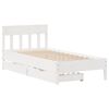 vidaXL Letto senza Materasso Bianco 90x190 cm in Legno Massello Pino