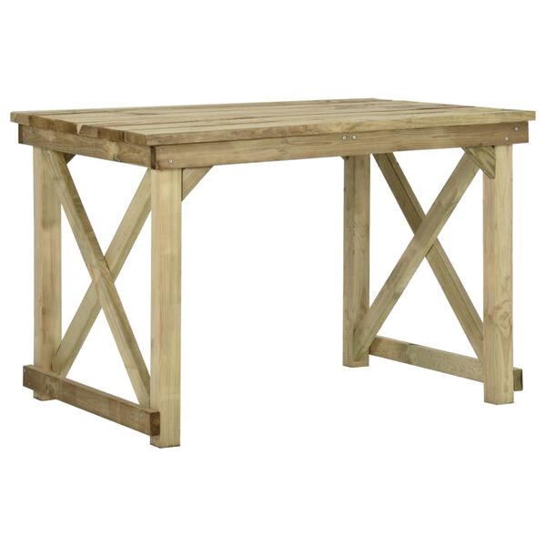 vidaXL Set da Pranzo da Giardino 3 pz in Legno di Pino Impregnato