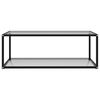 322897 vidaXL Coffee Table Transparent 100x50x35 cm Tempered Glass