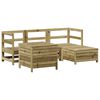 vidaXL Set Divani da Giardino 5 pz in Legno Impregnato di Pino