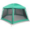 vidaXL Tenda da piscina con Patta Rimovibile&Pareti in Rete 512x458 cm