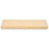 vidaXL Tappetini per scale 20 pz 65x21x4 cm Crema Bordo rettangolare