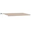 vidaXL Tenda retrattile Beige 600 &times; 300 cm Tessuto e Alluminio