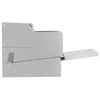 vidaXL Mangiatore a Pedale per Pollo Argento 50 x 40 x 29 cm