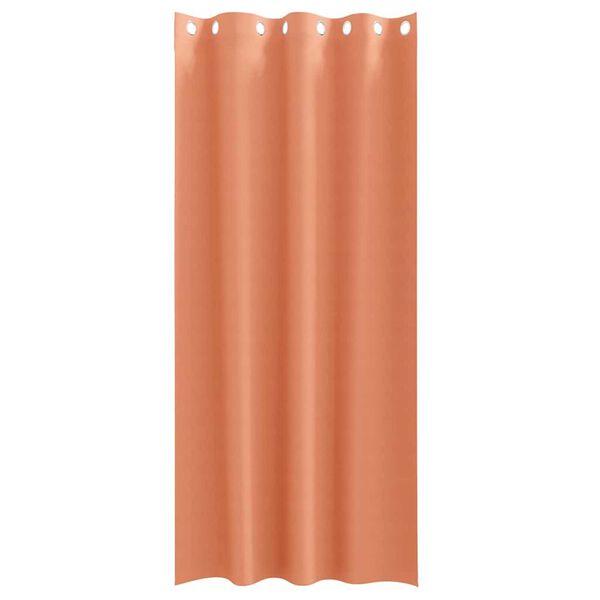 vidaXL Tende Blackout con Anelli 2 pcs Terracotta 245 x 140 cm
