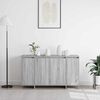 vidaXL Credenza Grigio Sonoma 135 x 41 x 75 cm Legno multistrato