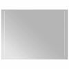 vidaXL Specchio da Bagno con Luci LED 80x60 cm