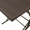 vidaXL Set da Pranzo da Giardino 7pz con Cuscini in Polyrattan Marrone