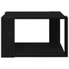 vidaXL Tavolino da salotto Rovere Nero 85 x 55 x 31 cm