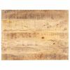 vidaXL Piano Tavolo in Legno Massello di Mango 15-16 mm 80x60 cm