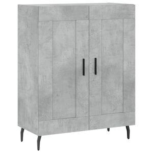 vidaXL Credenza Grigio Cemento 69,5x34x90 cm in Legno Multistrato