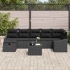 vidaXL Set di divani con cuscino 8 pcs polyrattan
