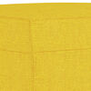 vidaXL Set di Divani 3 pz con Cuscini Giallo Chiaro in Tessuto