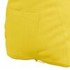 vidaXL Cuscino per Schiena Giallo Chiaro 45 x 20 x 35 cm Tessuto