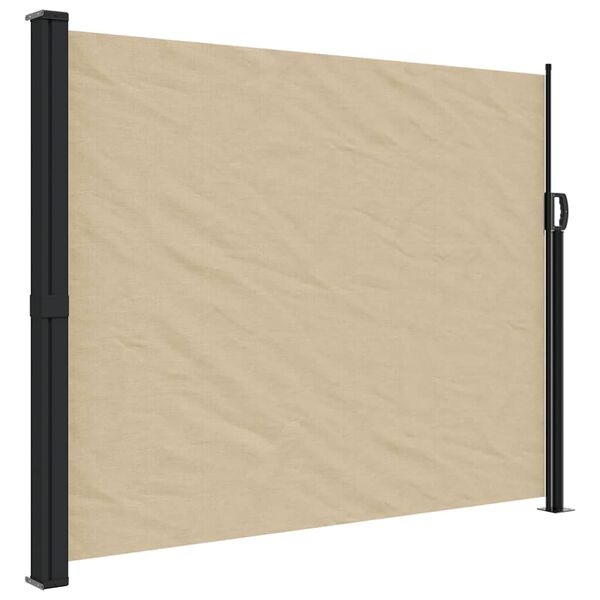 vidaXL Tenda Laterale Retrattile Beige 170x300 cm