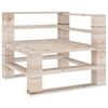 vidaXL Set Divani da Giardino su Pallet 6 pz in Legno di Pino