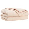 vidaXL Piumone 220 x 240 cm Tutte le stagioni Fibra di Kapok Beige