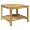 vidaXL Tavolino da salotto Sbiancato 60,5 x 60 x 45 cm