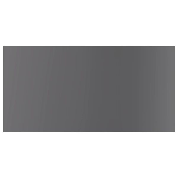 vidaXL Ripiani per Libreria 4pz Grigio Lucido 60x30x1,5cm Multistrato